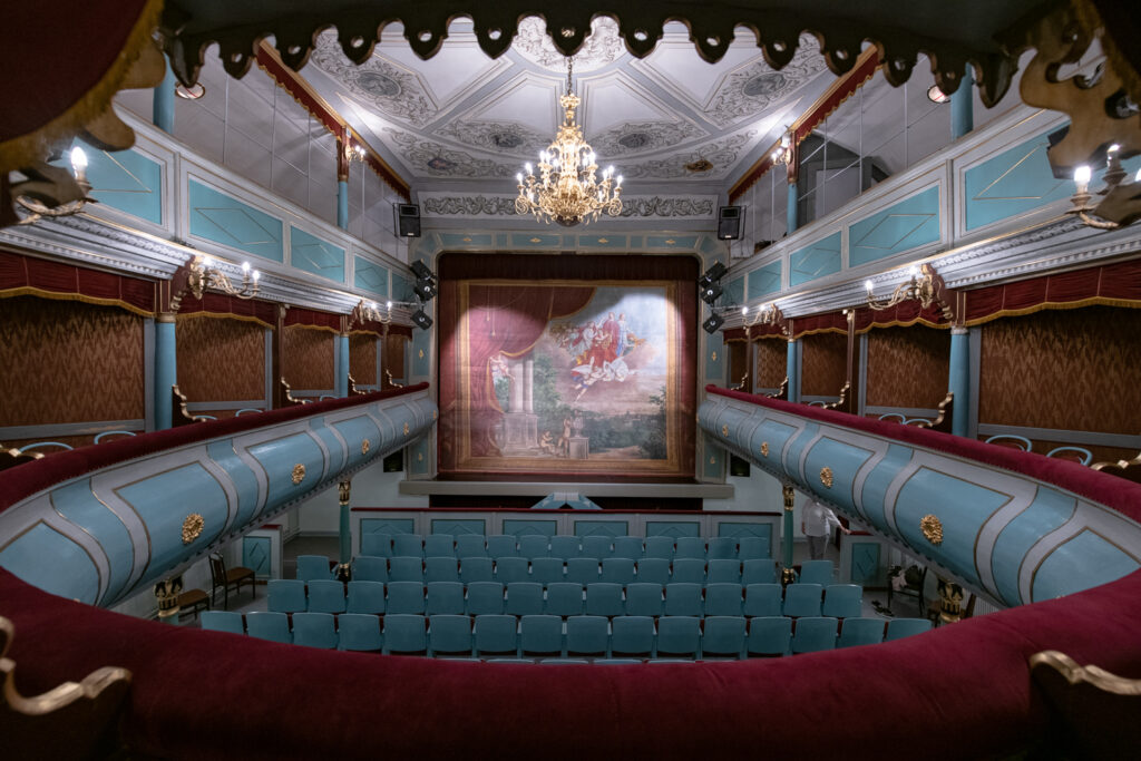 This Empire-style building from 1832 is one of the oldest surviving town theaters in the Czech Republic